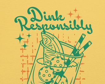 TMCo Dink Verantwortungsbewusst Pickleball Unisex T-Shirt