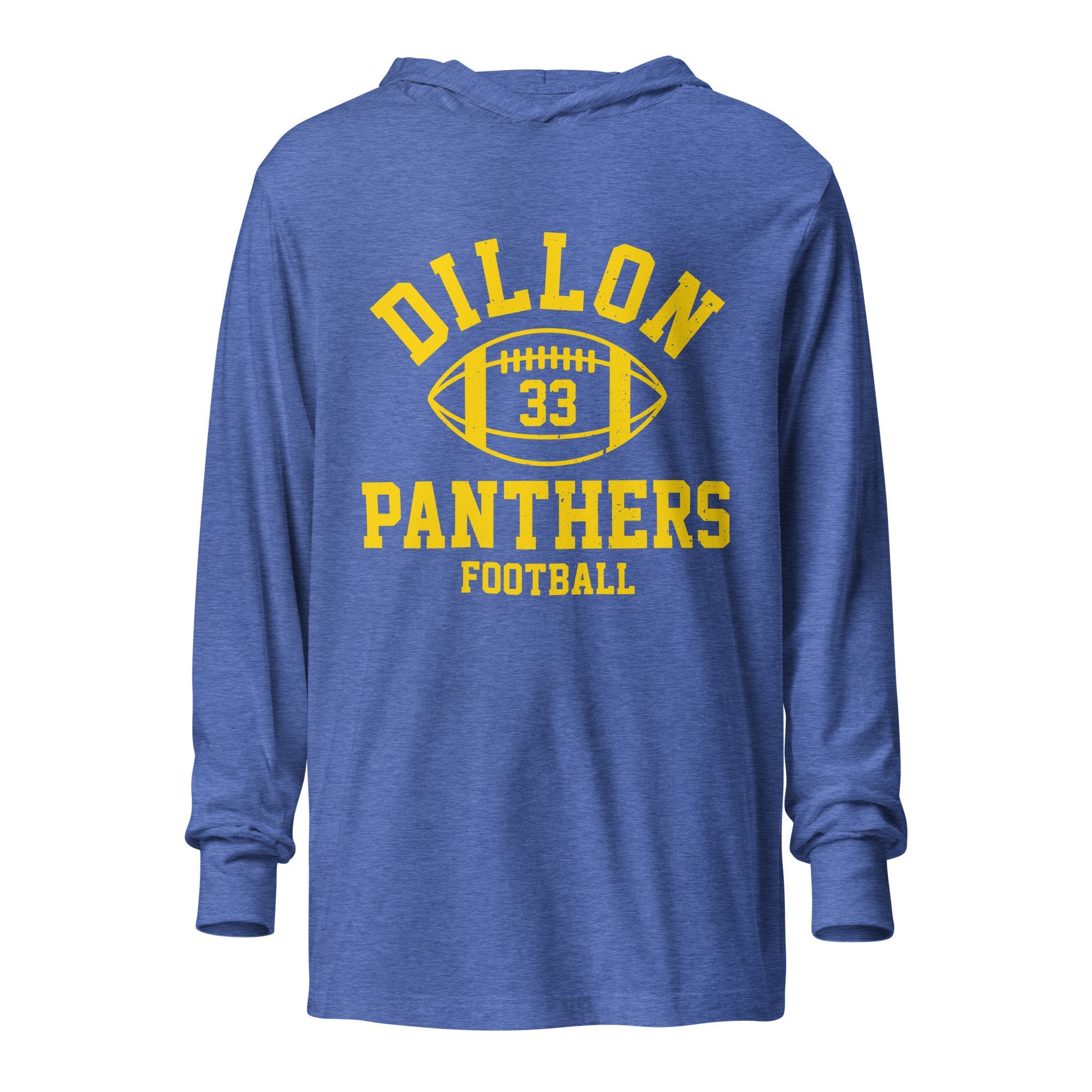 Tmco Dillon Panthers #33 Unisex Hooded Long-sleeve Tee