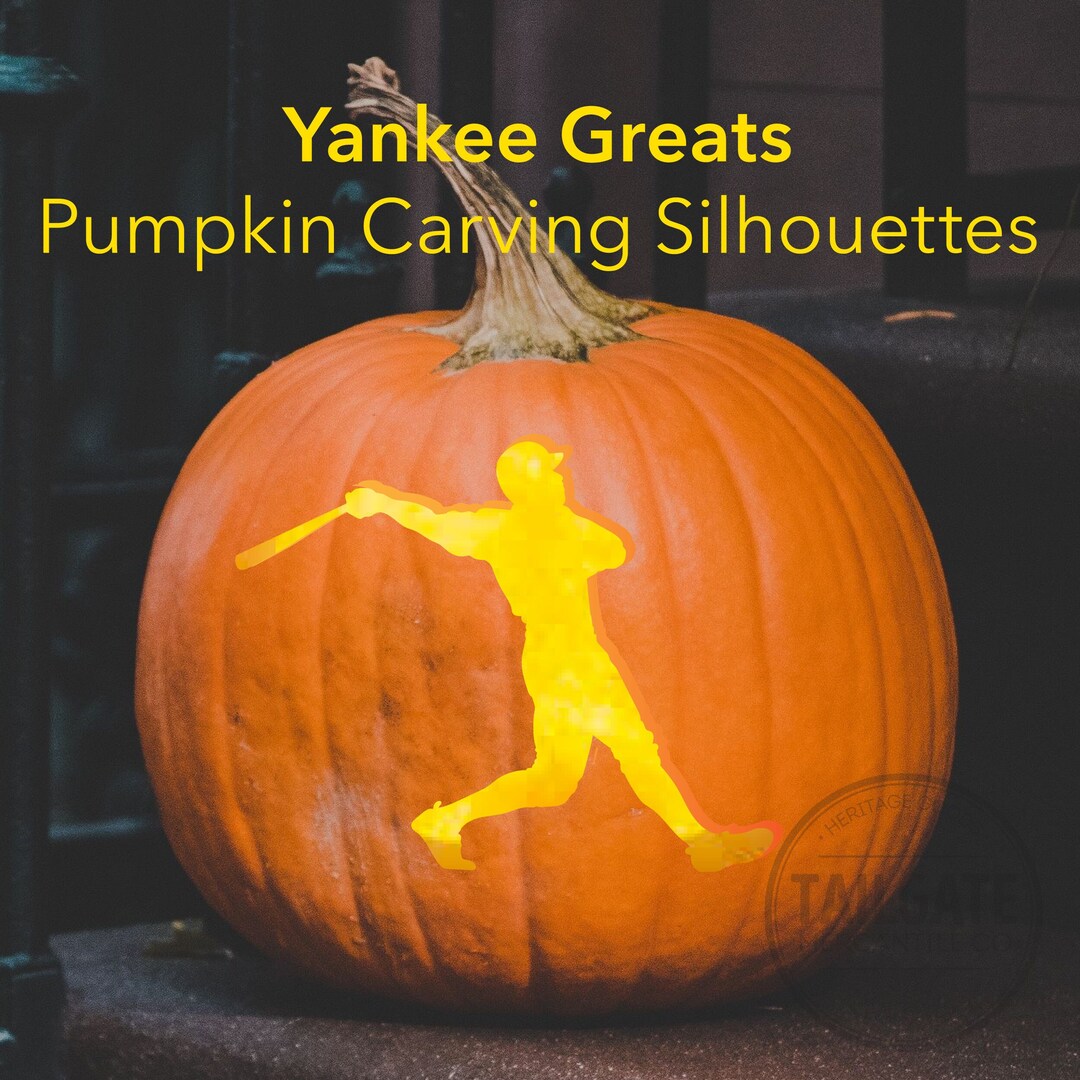 yankee-greats-pumpkin-carving-silhouettes-digital-download-printable-template-file-etsy