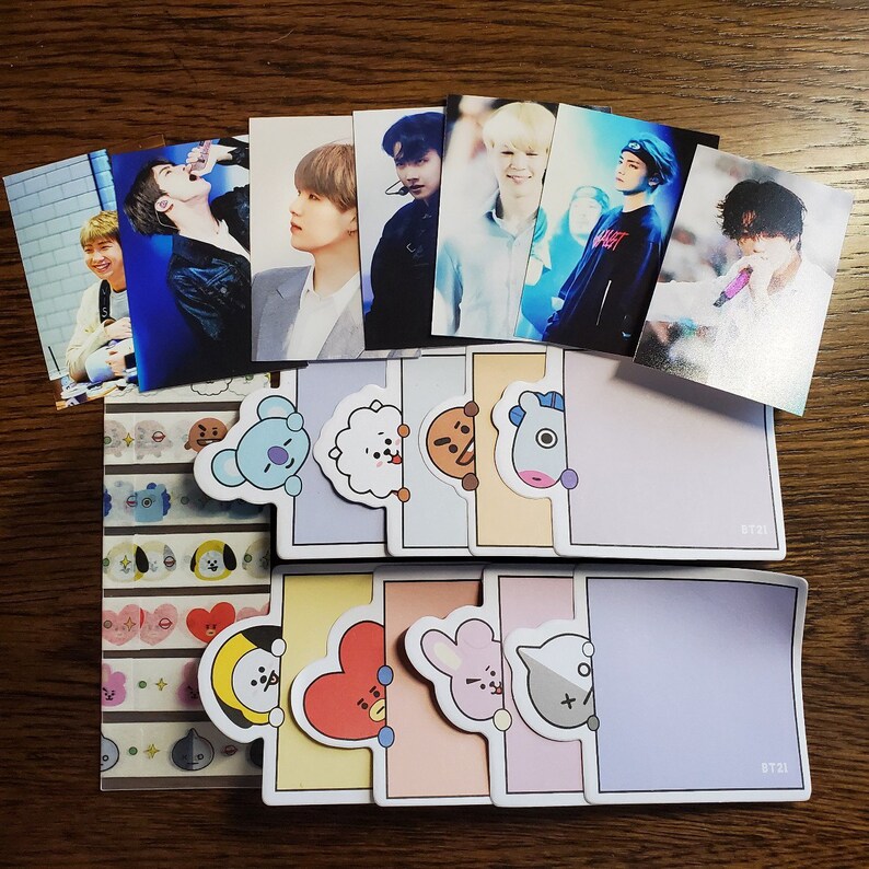 BTS Stationery Set Etsy