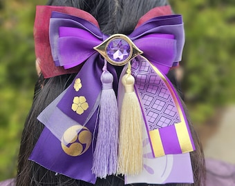 Genshin Impact Raiden Hair Bow