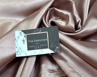 Dusty Rose charmeuse satin fabric, Satin for lining, Silk for dresses Lingerie and Dress Silk, Mauve wedding dress fabric, blush tint silk