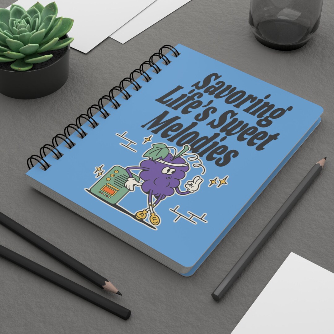 Spiral Bound Journal, Inspirational Quote Journal, Stationary Office ...