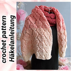 PDF Häkelanleitung Schal oder Stola - Sofortdownload - Yardila BE