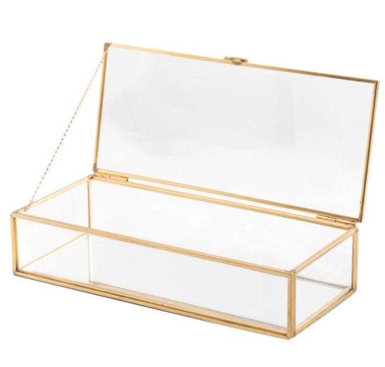 Nordic Retro Jewelry Box Storage Exquisite Glass Jewelry Tray Etsy