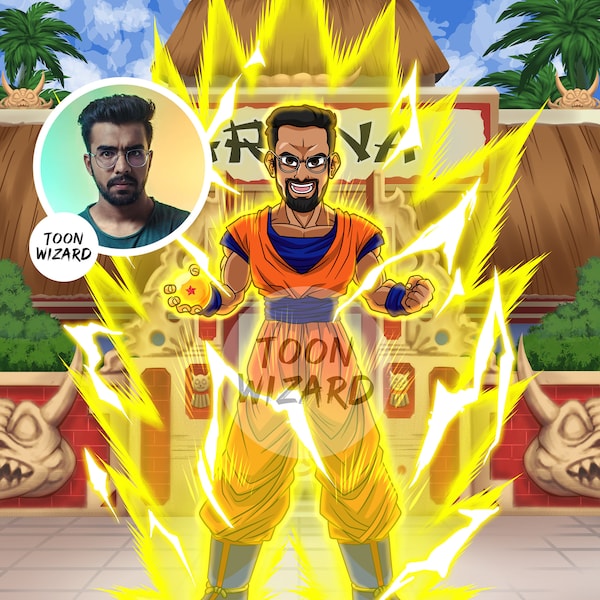 DRAGONBALL Z Custom Digital Portrait