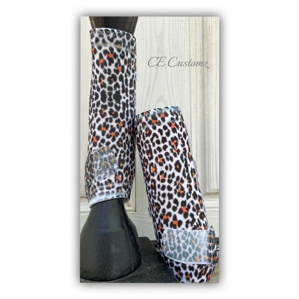 cheetah rubber boots