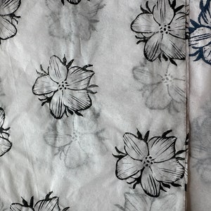 3 x fiori di ciliegio grandi Carta velina ecologica stampata a mano, carta velina, carta da regalo, confezione, graziosa confezione.