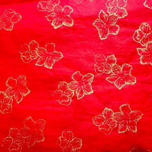 Cherry blossom | COLOURED tissue paper x3 | recycled paper | gift wrapping | luxury gift wrap | golden tissue paper | wrapping paper