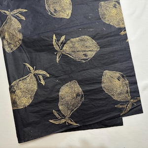 Limone / Carta velina COLORATA x3 / Carta riciclata / Carta da regalo / Carta da regalo di lusso / Carta velina dorata / Carta da regalo