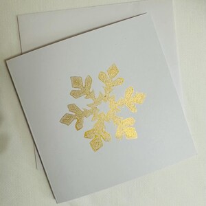 Schneeflocke Karte, Greeting Card, tropische Karten, recycelte Karten, Geschenkkarten uk, Weihnachtskarte, Geschenkkarten online, leere Grußkarte