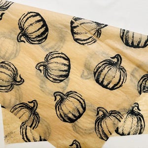 Pumpkin | COLOURED tissue paper x3 | recycled paper | gift wrapping | luxury gift wrap | golden tissue paper | wrapping paper