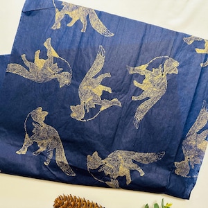 Fox | COLOURED tissue paper x3 | recycled paper | gift wrapping | luxury gift wrap | golden tissue paper | wrapping paper