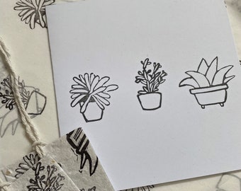 Gift wrap set | card | Tags | Tissue paper | succulents