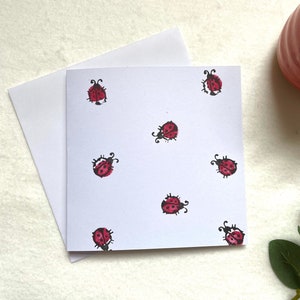 Marienkäfer Grußkarte, Geschenkkarten uk, Geschenkkarten für Männer, leere Grußkarte