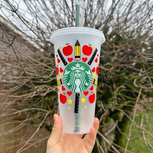 Personalisierte Lehrer Starbucks Venti Kalttasse
