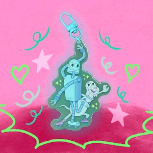 Dog & Robot Sparks Acrylic charm (Robot Dreams)