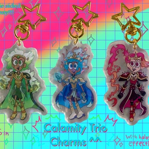 Calamity Trio Charms (Amphibia)