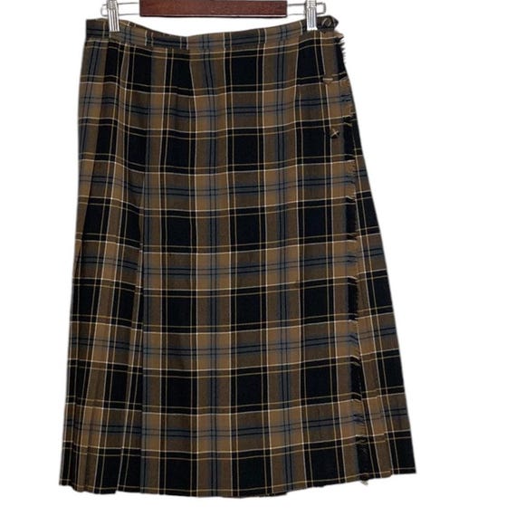 Brown kilt skirt online