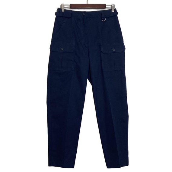 Tilley, Vintage Tilley Pants Womens 29 x 28 Navy Blue Cargo Straight Leg Utility Canada