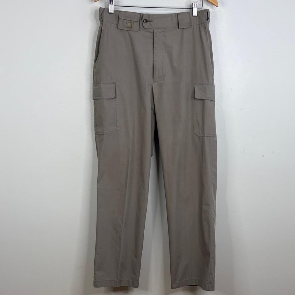 Tilley, Vintage Tilley Cargo Pants Mens 32x29, Khaki Tan, Made in Canada