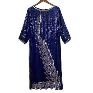 blue tshirt dress Charlotte Dress Long Blue Stripe