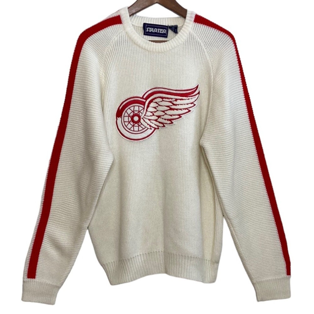 Personalized Detroit Red Wings Throwback Vintage NHL Home Jersey 3D Hoodie
