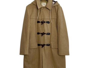 ジャケット・アウター OVERCOAT Speckled Wool Duffle Coat Burberry // Wool Hooded Duffle Coat – VSP Consignment