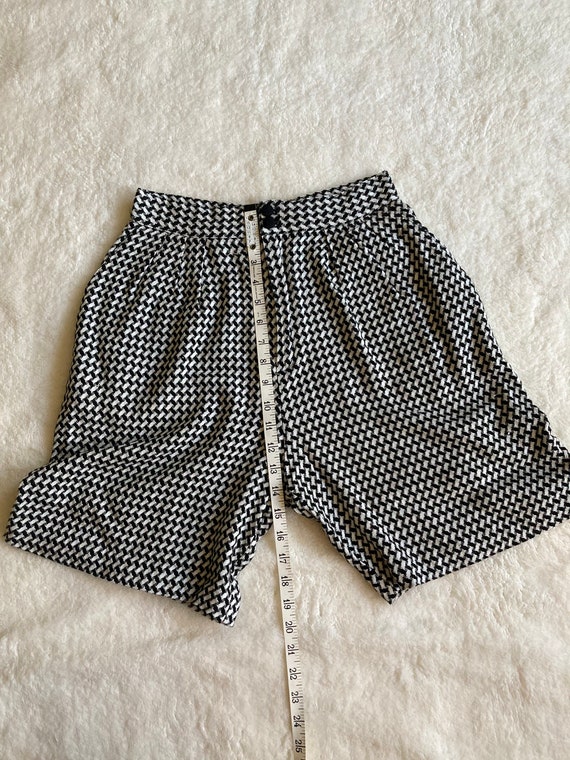 Vintage 1970s/1980s black and white houndstooth c… - image 6