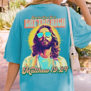 Socialist Jesus Shirt Funny Progressive Christian Gift Cool Jesus Protest Tee Activist T-shirt Tank and Long-sleeve Pullover Feed the Poor