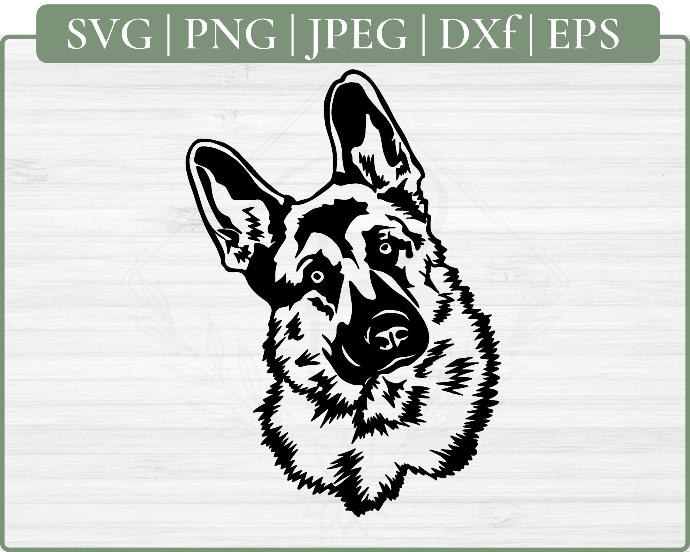 German Shepherd Svg File | German Shepherd Dog Svg File | German