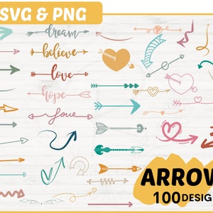 Arrow Svg | 100 Arrow Circle svg | Love arrow Svg | Arrow svg bundle | arrowhead svg | Arrow with heart svg | Arrow Svg cutfile | heart svg