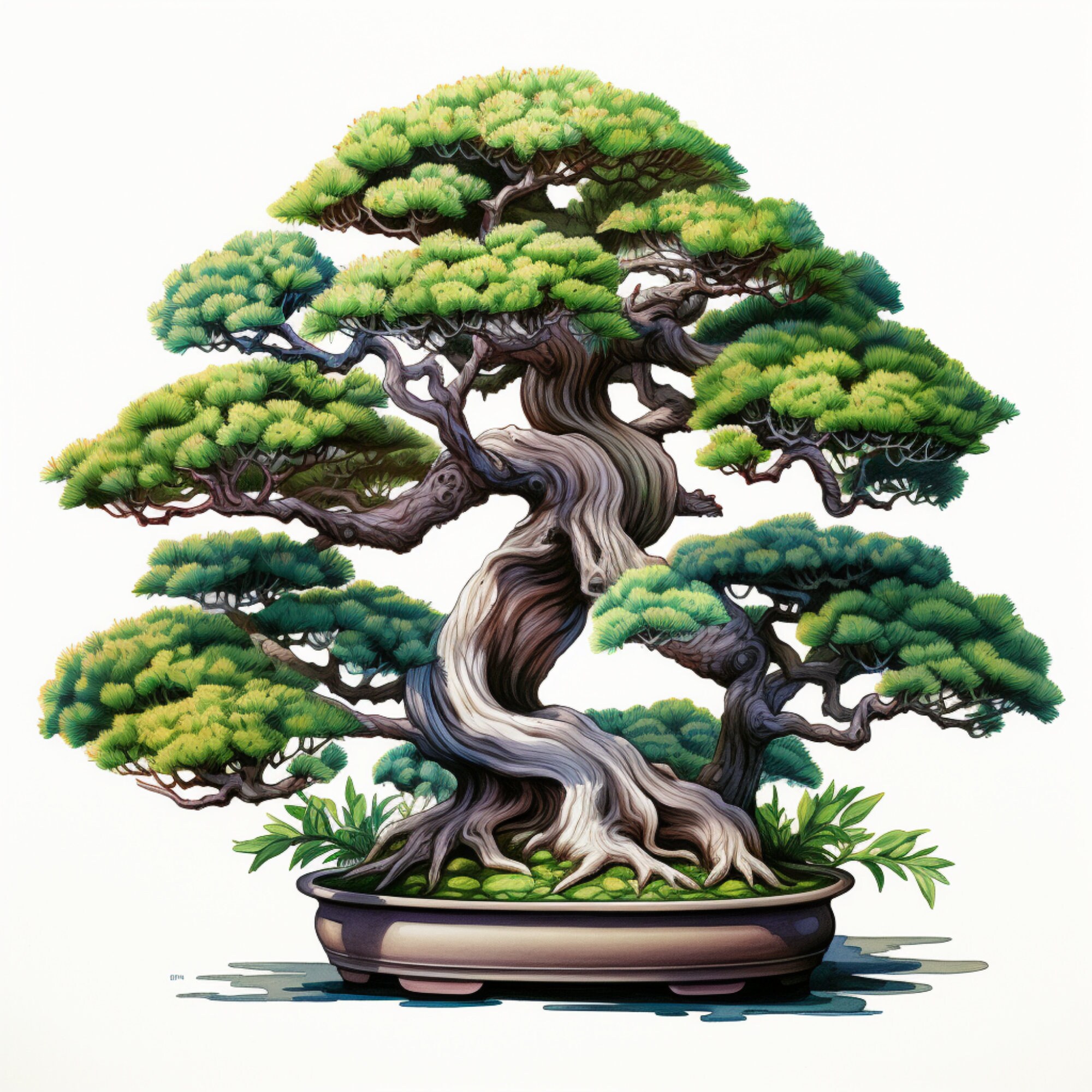 Bonsai Plant Procreate Brushes | 100+ Procreate Bonsai Plant Stamps ...