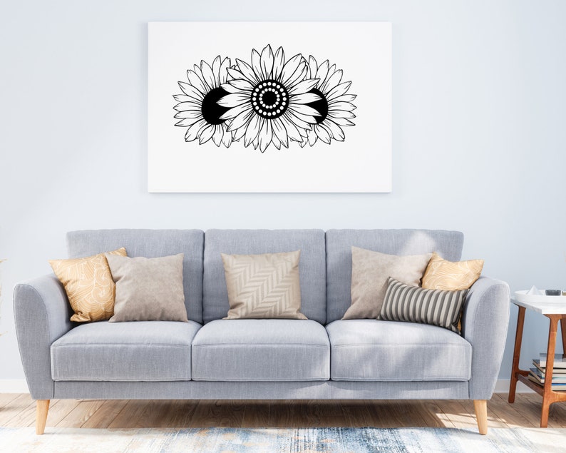 Sunflower Procreate Stamps | 84 Sunflower Procreate Brushes | Floral ...