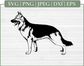German Shepherd Svg file | German Shepherd Dog svg file | German Shepherd Dog breed Svg file | Dog Peeking svg | German Shepherd mom | Svg