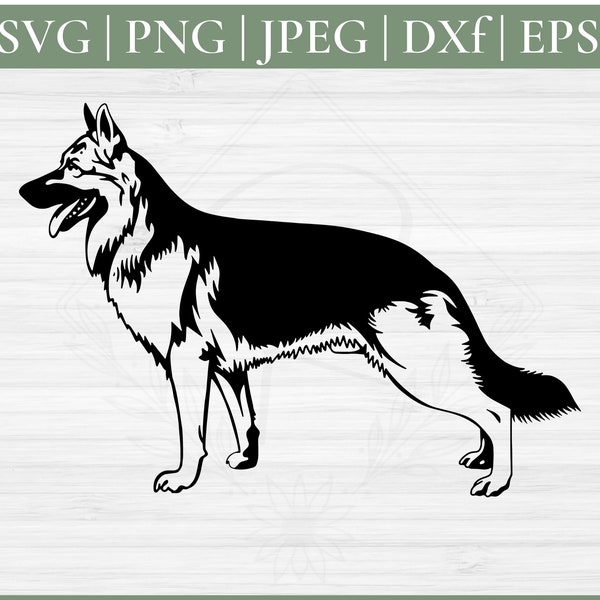 German Shepherd Svg file | German Shepherd Dog svg file | German Shepherd Dog breed Svg file | Dog Peeking svg | German Shepherd mom | Svg