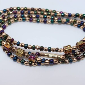 Multi colored waist beads