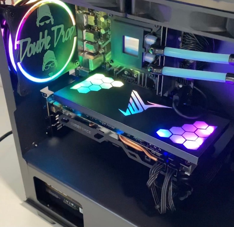 Custom Argb Graphics Card Backplate LED 5V Aura Sync Etsy