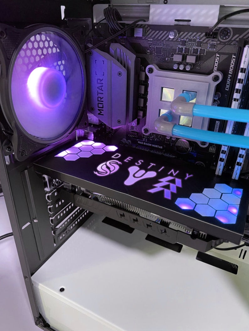 Custom aRGB Graphics Card backplate LED 5V Aura Sync Etsy