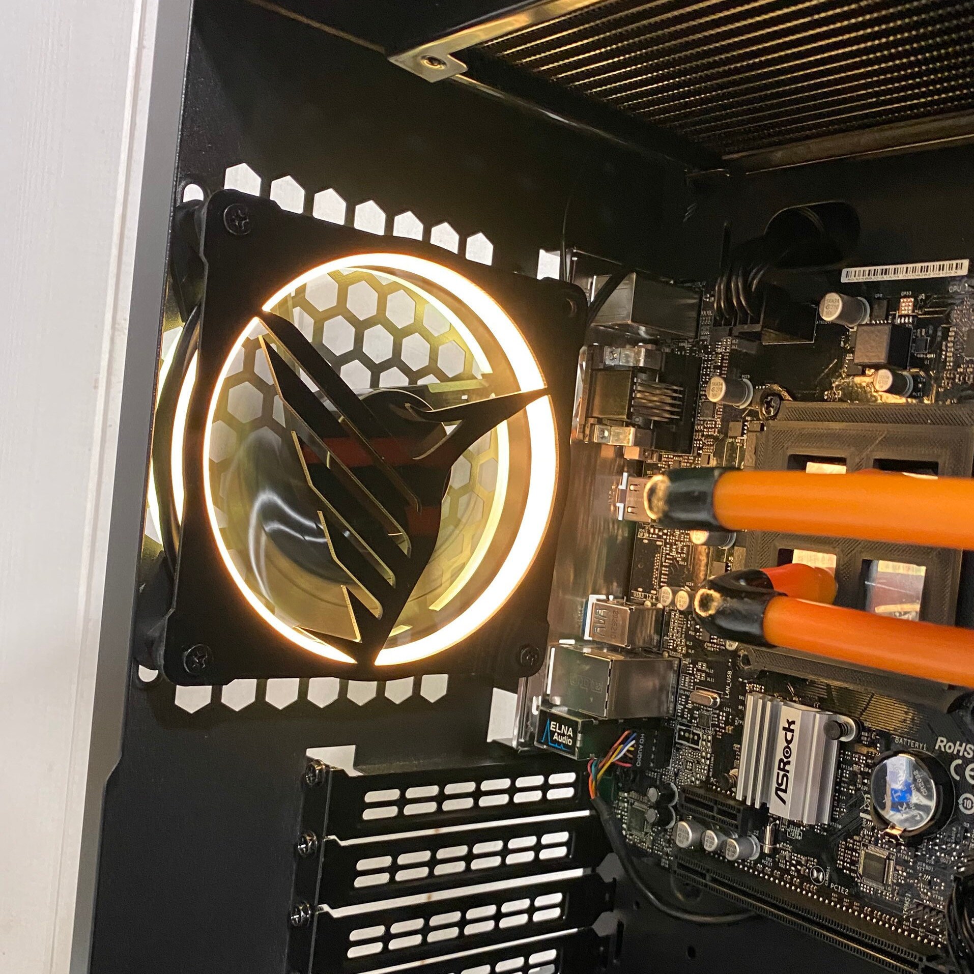Custom 120mm Fan Grill Gaming PC Fan Mod Etsy