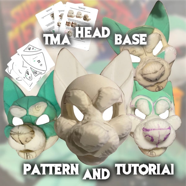 FURSUIT HEAD PATTERN(for commercial and private use!)