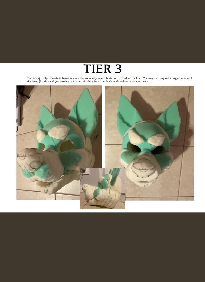 Custom Foam FURSUIT HEAD Base Etsy