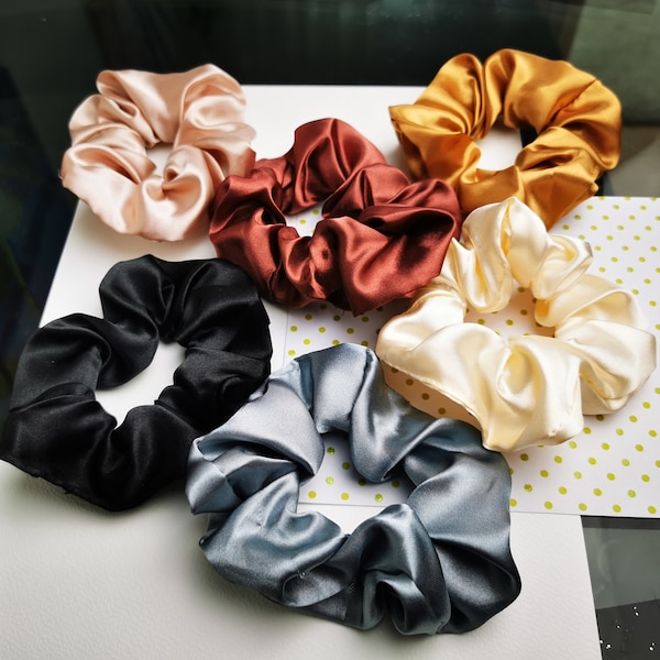 Haargummi Scrunchie aus Seide