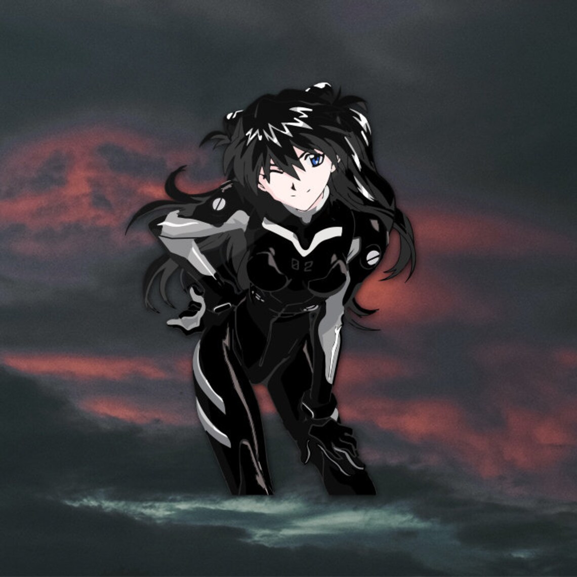 goth asuka evangelion