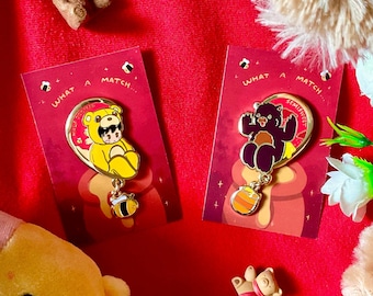 Folie à Deux Enamel Pins