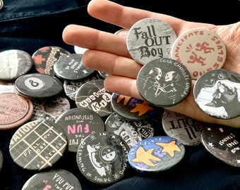 So Much (For) Stardust Button Badges