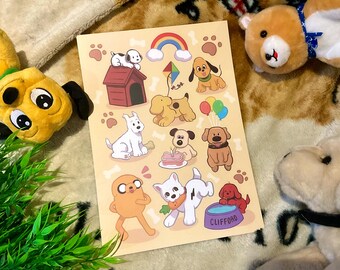 A4 Nostalgic Dog Print
