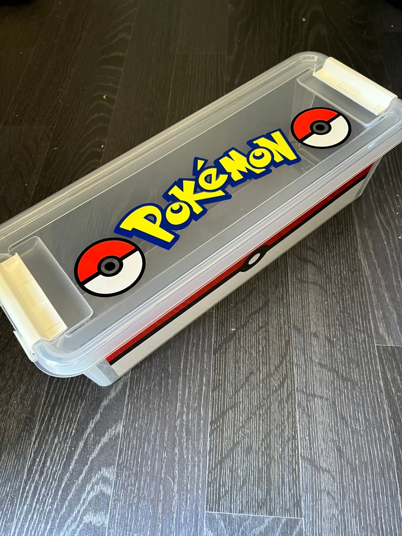 Pokémon Cards Storage Box Etsy
