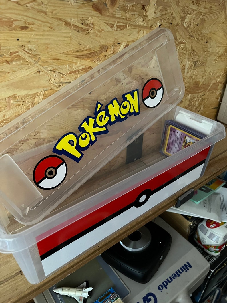 Pokémon Cards Storage Box Etsy