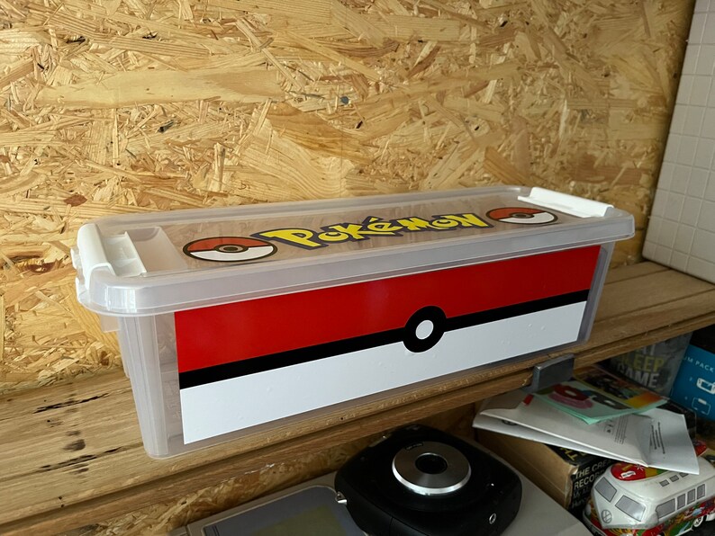 Pokémon Cards Storage Box Etsy